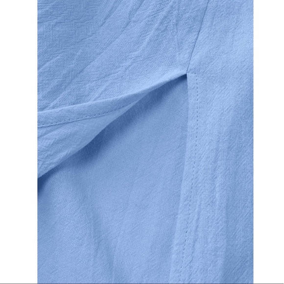 CIDER Light Blue Corset Midi Dress Med - Picture 6 of 12